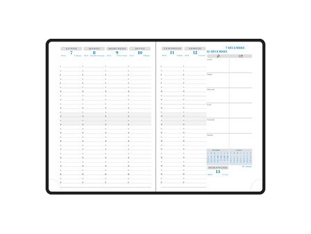 EXACOMPTA Agenda de bureau Horizons 20 Visuel, 2027, assorti