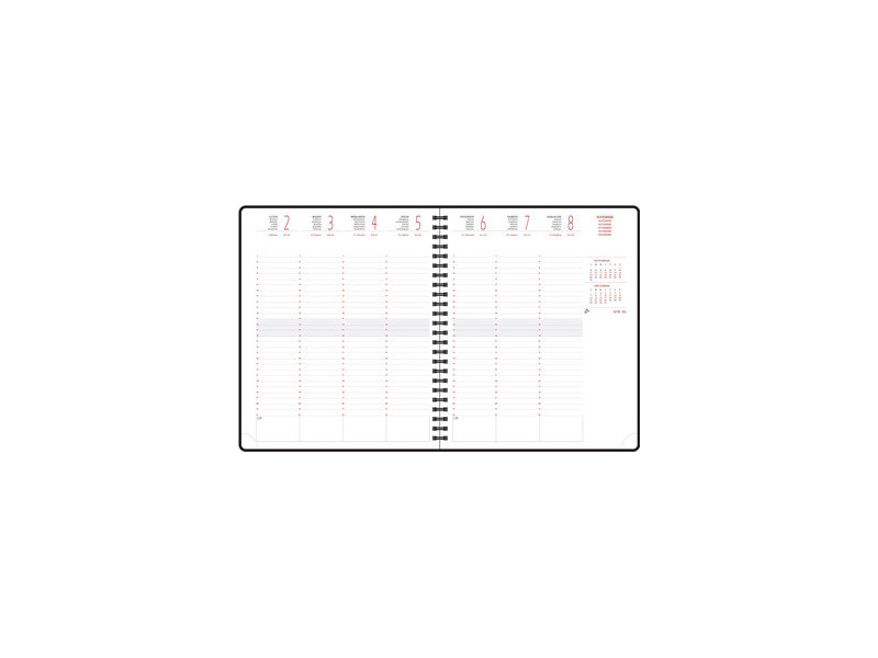 EXACOMPTA Agenda de bureau Eurotime 22 S, 2027, Marettes
