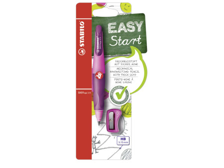 STABILO Porte-mines d'apprentissage easYergo 3.15, rose