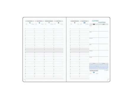 EXACOMPTA Agenda semainier SAS 20 Visuel 7, 2026/27, assorti