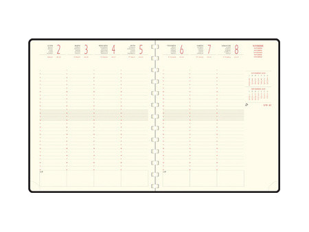 EXACOMPTA Agenda de bureau 'Eurotime 22S', 2027, assorti