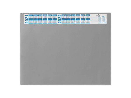 DURABLE Sous-main avec calendrier annuel, noir