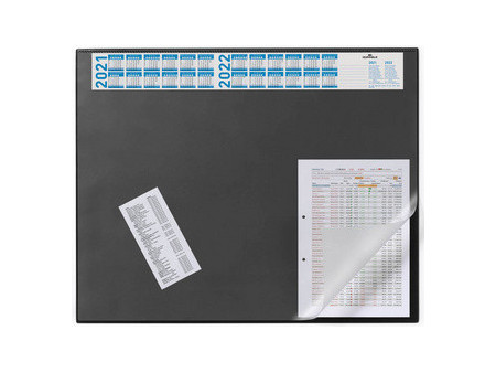 DURABLE sous-main avec calendrier annuel, gris