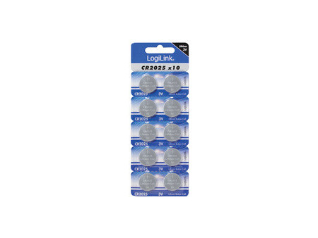 LogiLink Pile bouton lithium 'Ultra Power', CR2025,