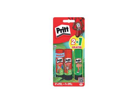 Pritt Bâton de colle BTS 2025, multipack, 2x 22 g + 1x 20 g