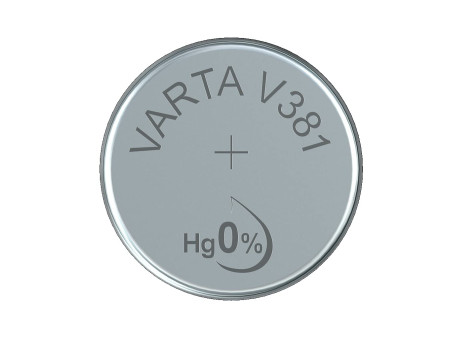 VARTA pile oxyde argent pour montres, V381 (SR55), 1,55 V
