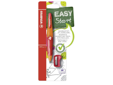STABILO Porte-mines d'apprentissage easYergo 3.15, rouge