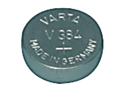 VARTA Pile oxyde argent pour montres, V384 (SR41), 1,55 Volt