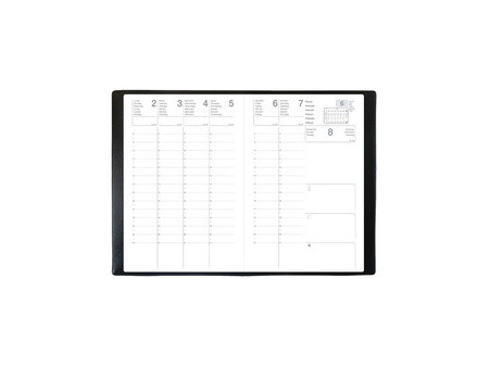 QUO VADIS EXDI Agenda scolaire CALLIOPE ML, 2026/2027, noir