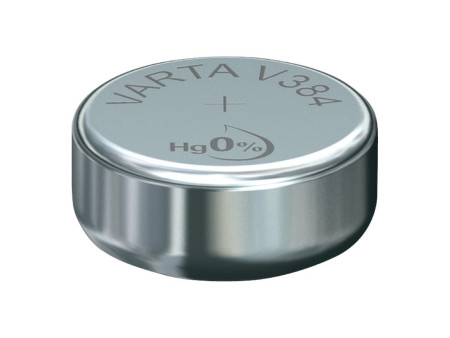 VARTA Pile oxyde argent pour montres, V384 (SR41), 1,55 Volt