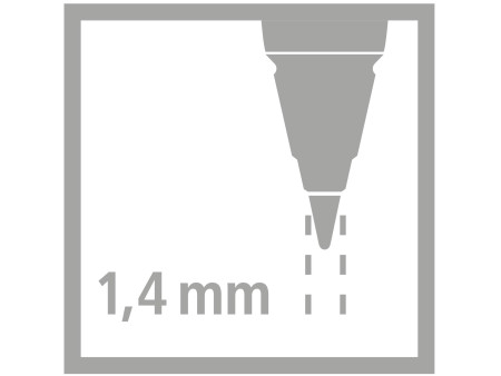 STABILO Porte-mines EASYergo 1.4, outremer/orange fluo