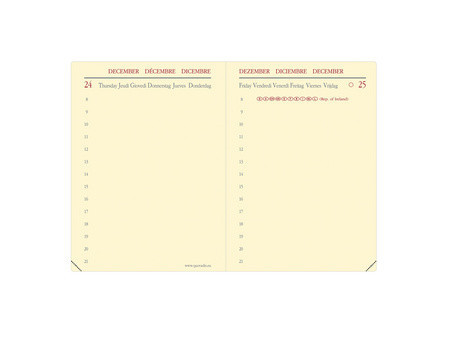QUO VADIS Agenda de poche MINIDAY Prestige ML, 2027, noir