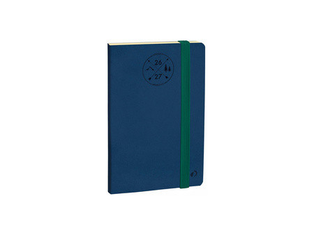 QUO VADIS Agenda Horizontal 15 SD, 2026/2027, bleu denim