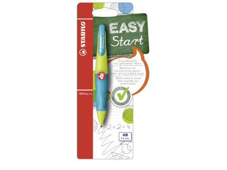 STABILO Porte-mines EASYergo 1.4, vert limon/aigue-marine