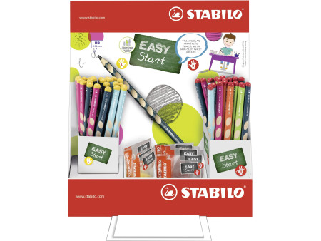 STABILO Crayon d'apprentissage EASYgraph, HB, présentoir