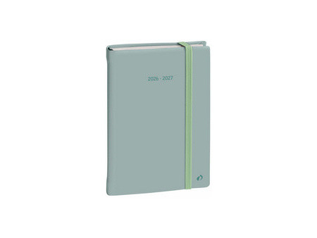 QUO VADIS Agenda PLAN NOTE 1521, 2026/2027, vert pastel