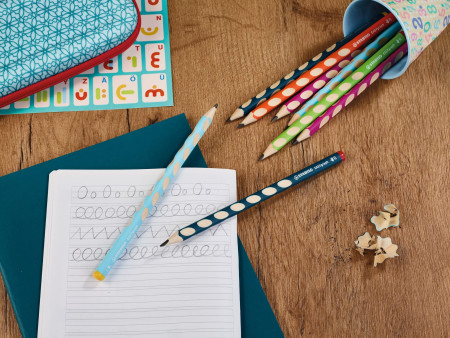 STABILO Crayon graphite EASYgraph, présentoir carton de 36