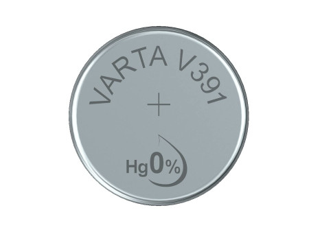 VARTA Pile oxyde argent pour montre, V391 (SR55), 1,55 V