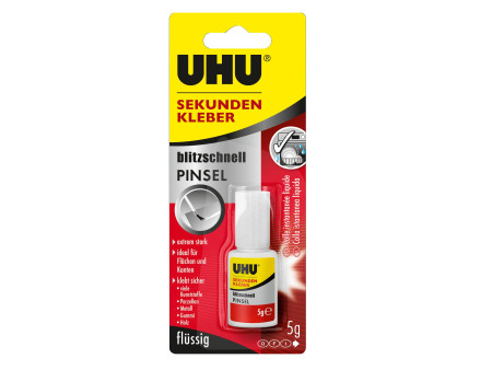 UHU Colle instantanée avec pinceau 'blitzschnell PINSEL'