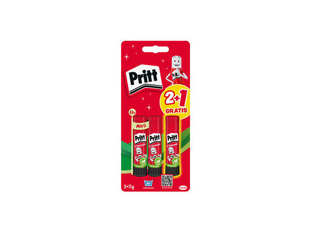 Pritt Bâton de colle BTS 2025, 3 x 11 g