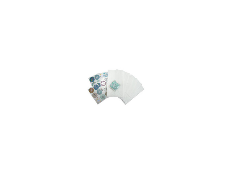 folia Calendrier de l'Avent 'sachets en papier uni', blanc