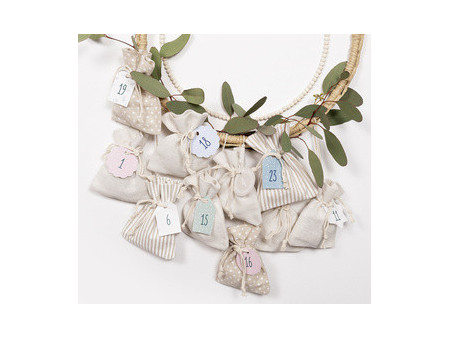 folia Set pour calendrier de l'avent BASIC, sachet en tissu