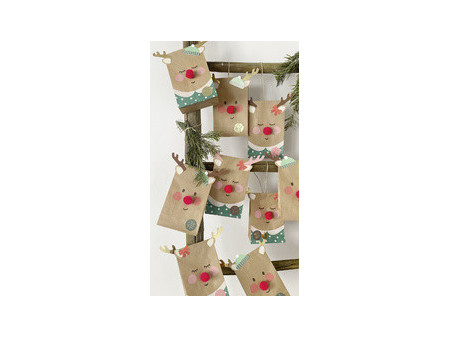 folia Kit pour calendrier de l'Avent RED NOSE REINDEER, 216