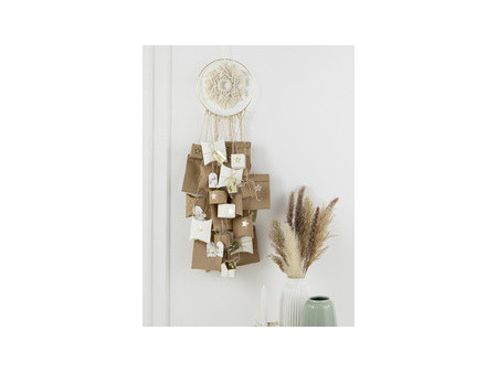 folia Kit pour calendrier de l'Avent MACRAME, 55 pièces