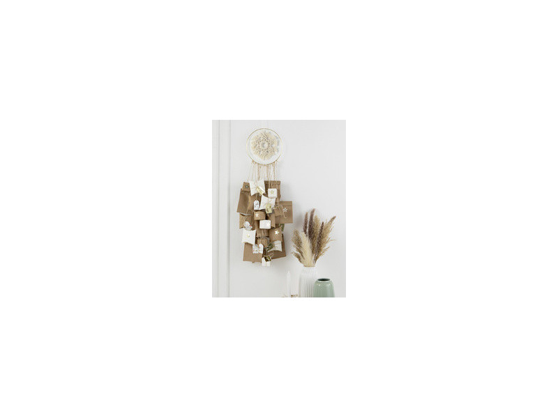 folia Kit pour calendrier de l'Avent MACRAME, 55 pièces