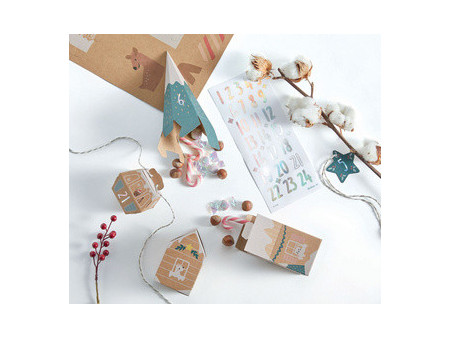 folia Kit de bricolage calendrier de l'Avent