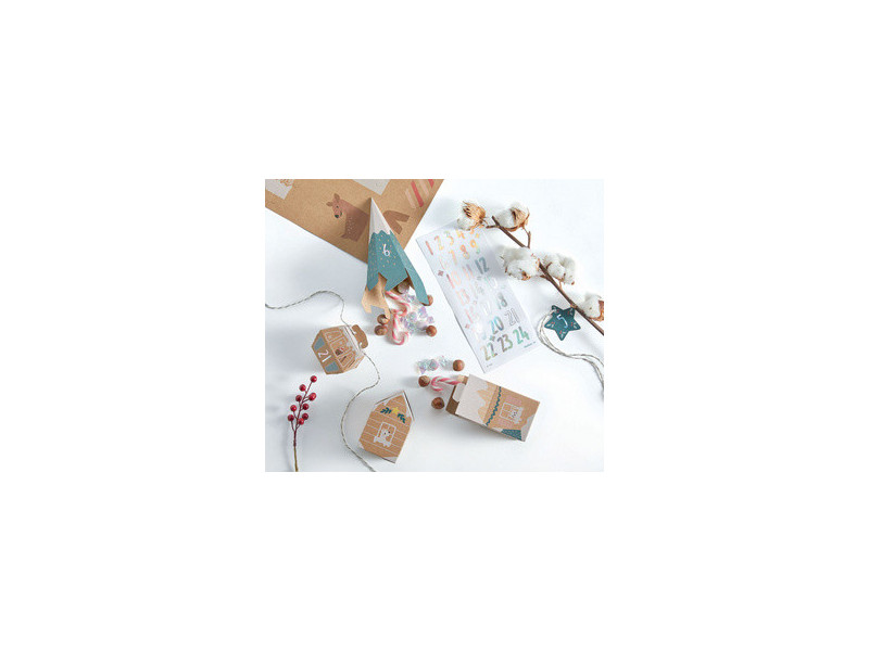 folia Kit de bricolage calendrier de l'Avent