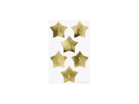 folia Stickers pour calendrier de l'Avent 'ROUND BOWS'