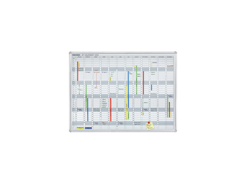 FRANKEN Tableau planning JetKalender, calendrier annuel