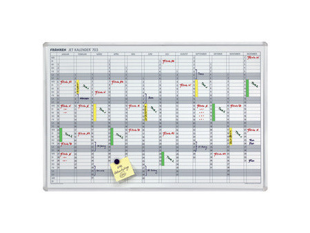 FRANKEN Tableau planning JetKalender, calendrier annuel