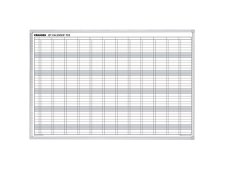 FRANKEN Tableau planning JetKalender, calendrier annuel