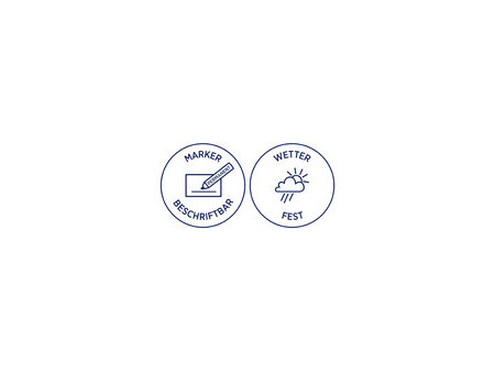 AVERY Zweckform Plaquette de contrôle, 2025, 20 mm, bleu