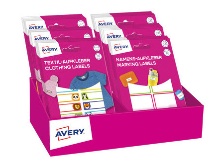 AVERY Assortiment Back-To-School 2025, présentoir en carton