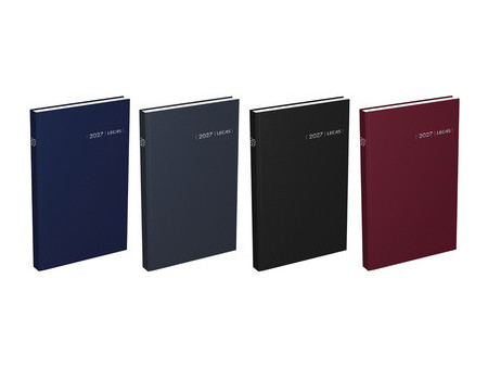 LECAS Agenda Carré 1 jour Travers 140 x 220 mm, 2027,assorti