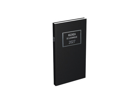 LECAS Agenda de la Banque Long 2027, 150 x 340 mm, 2 volumes