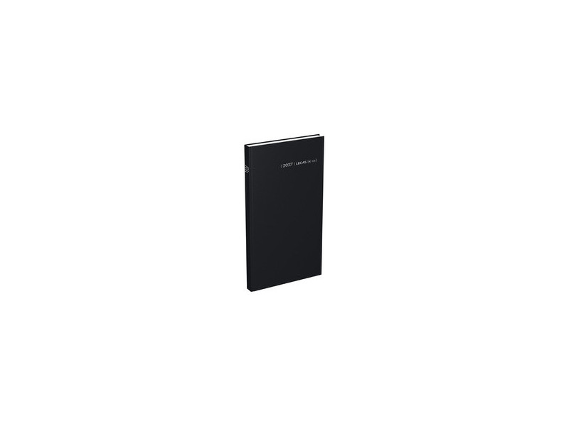 LECAS Agenda journalier Comptoir, 2027, 150 x 270 mm, noir