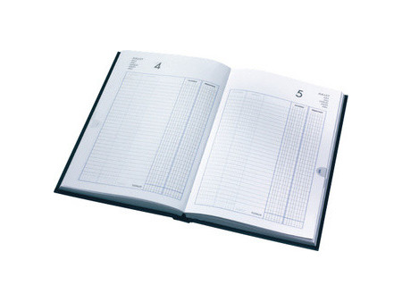 LECAS Agenda journalier Recettes/Dépenses 2027, 140 x 220 mm