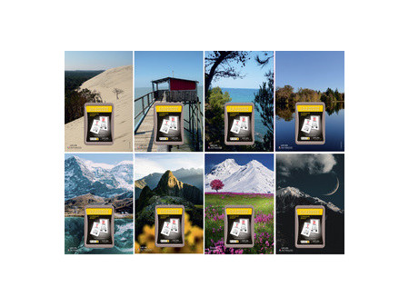 LECAS Calendrier éphéméride mural Paysage, bloc comique,2027