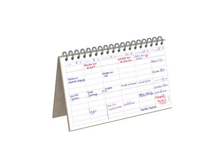 LECAS Agenda DESK PLANNER, perpétuel, 240 x 140 mm