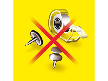 UHU Pâtes adhésives patafix, repositionnable, jaune