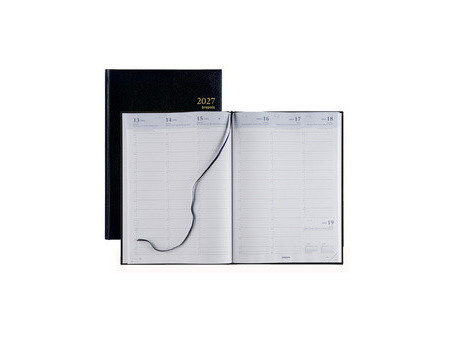 brepols Agenda semainier 'OMEGA 30', 2027, 210 x 290 mm,noir