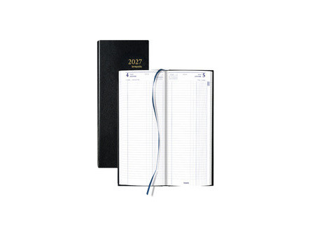 brepols Agenda long Jupiter B1 0.105, 2027, Euros/Cents,noir