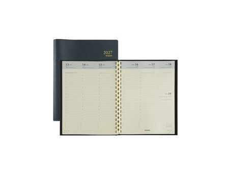 brepols Agenda semainier Timing 0.136, 2027, noir