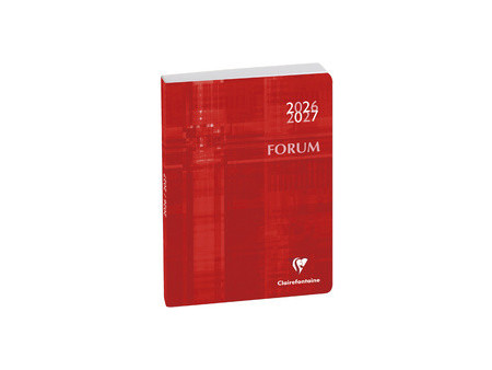 Clairefontaine Agenda scolaire FORUM Metric, 2026/2027, bleu