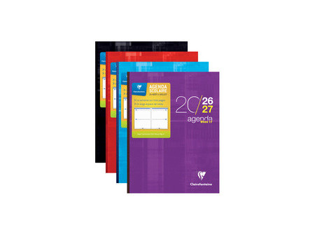 Clairefontaine Agenda scolaire WHEN 17, 2026/2027