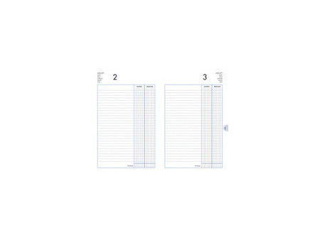 LECAS Agenda perpétuel Recettes - Dépenses